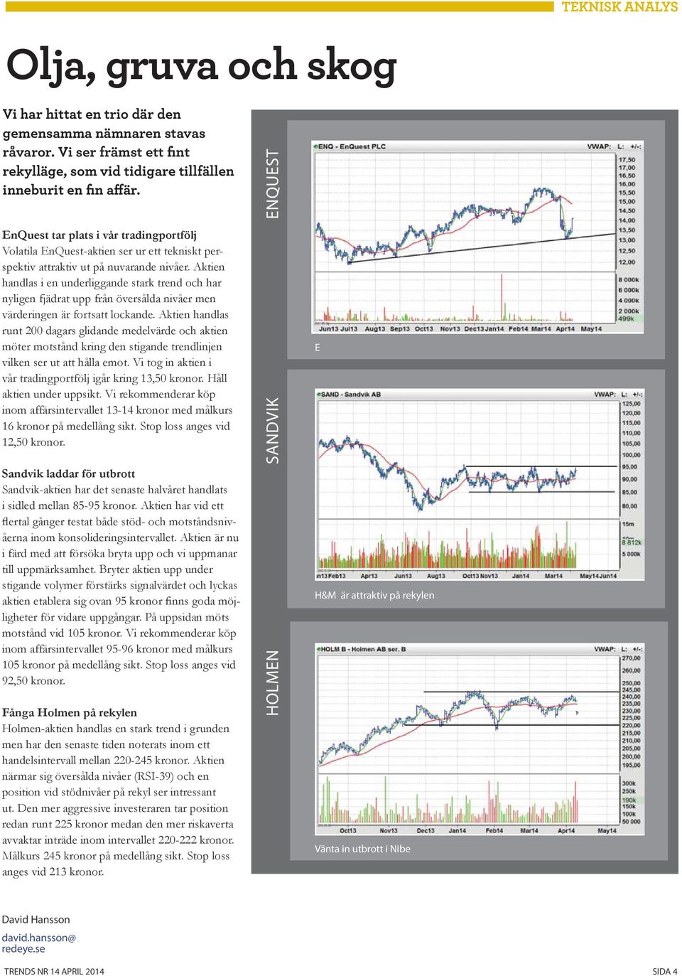 Aktien handlas i en underliggande stark trend och har nyligen fjädrat upp från översålda nivåer men värderingen är fortsatt lockande.