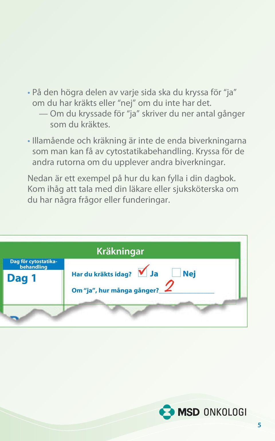 Illamående och kräkning är inte de enda biverkningarna som man kan få av cytostatikabehandling.