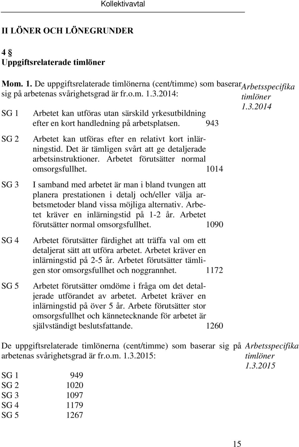 Det är tämligen svårt att ge detaljerade arbetsinstruktioner. Arbetet förutsätter normal omsorgsfullhet.