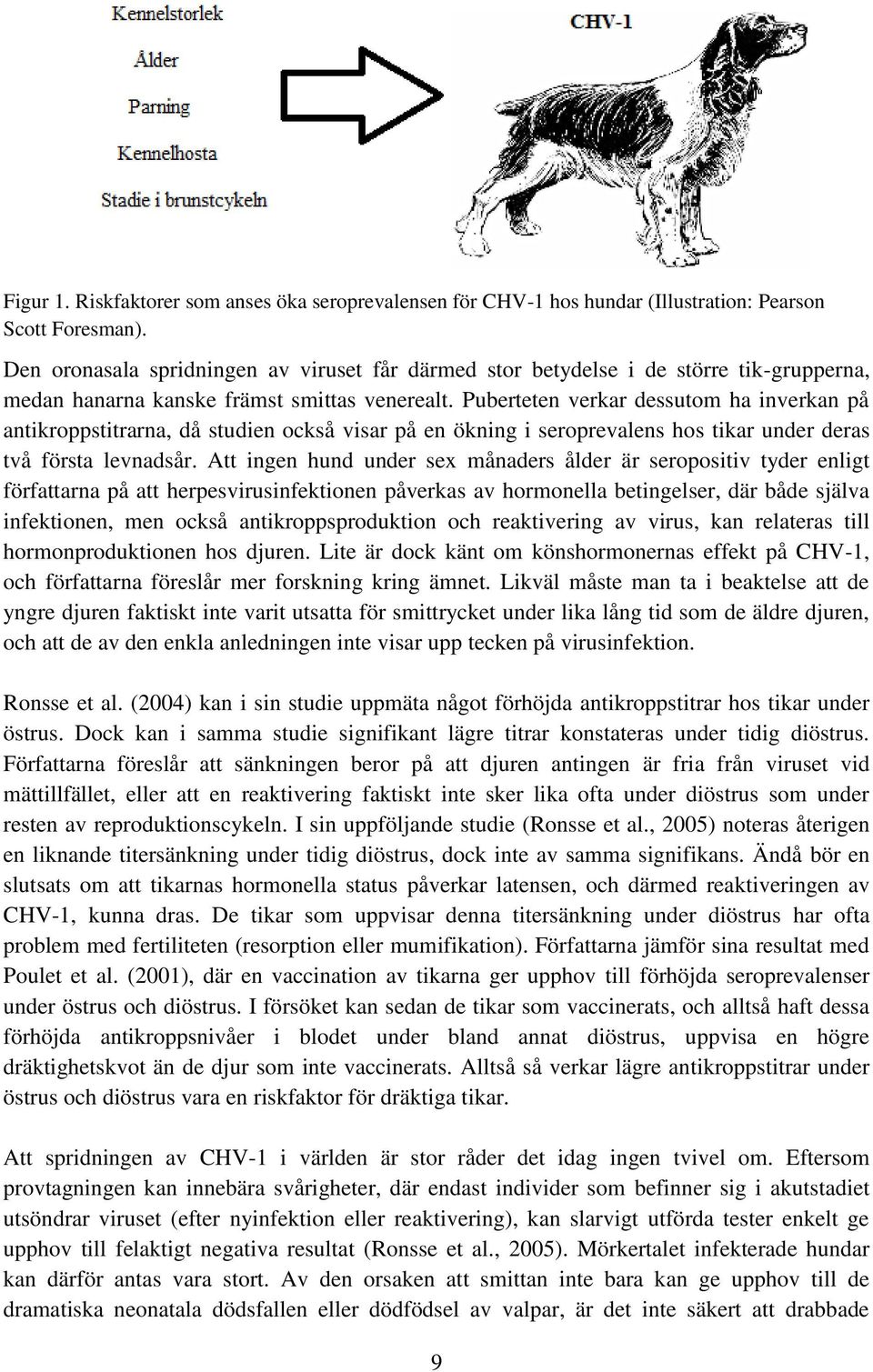 Puberteten verkar dessutom ha inverkan på antikroppstitrarna, då studien också visar på en ökning i seroprevalens hos tikar under deras två första levnadsår.