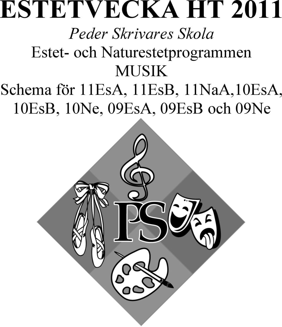 MUSIK Schema för 11EsA, 11EsB,