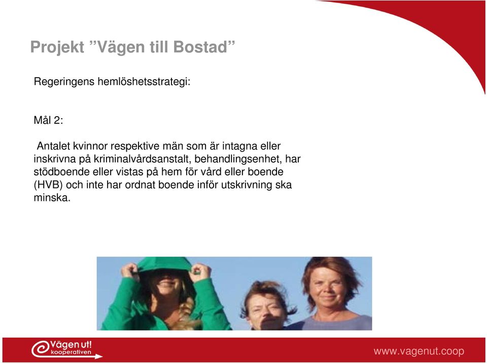kriminalvårdsanstalt, behandlingsenhet, har stödboende eller vistas på