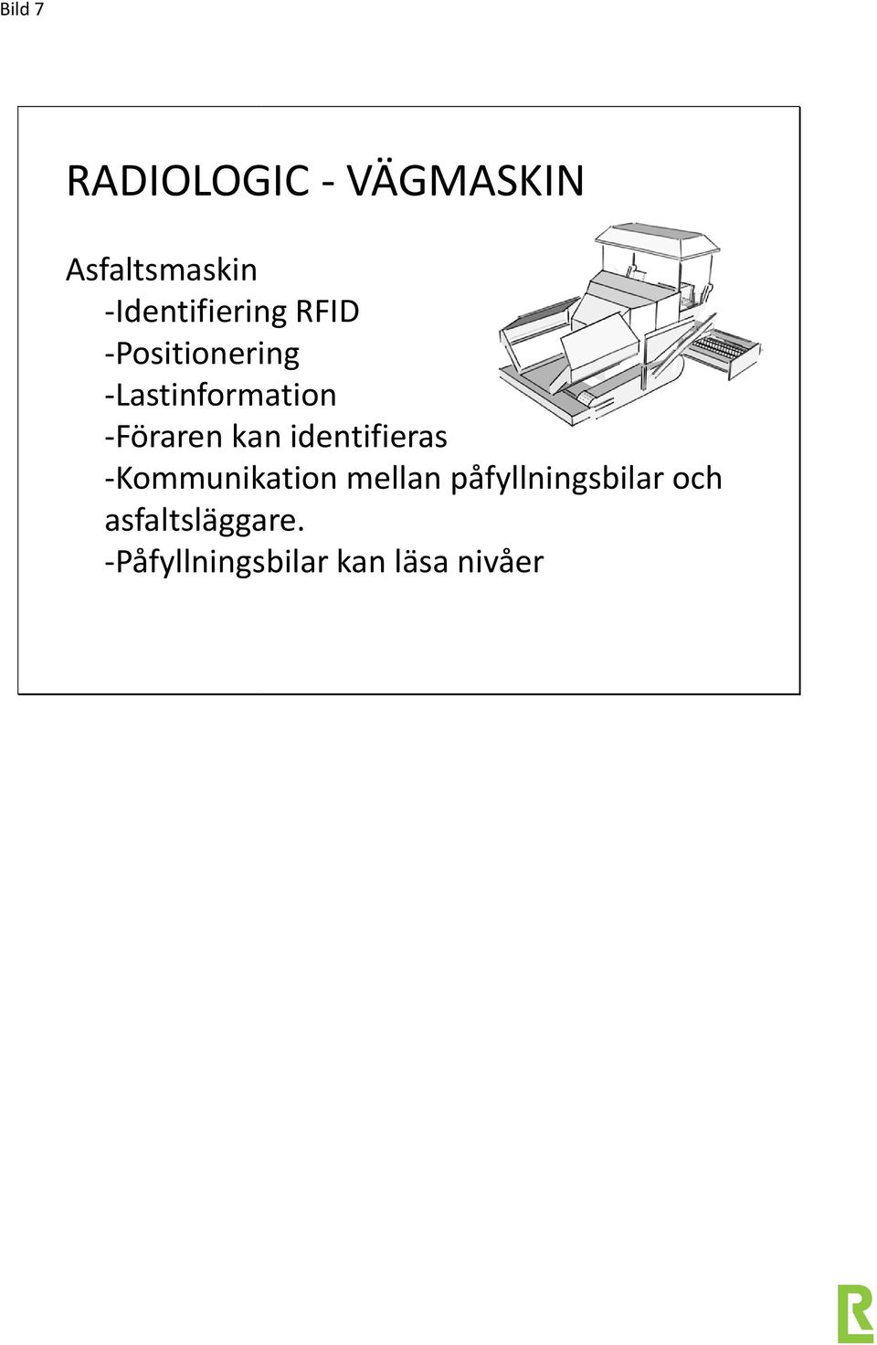 -Föraren kan identifieras -Kommunikation mellan