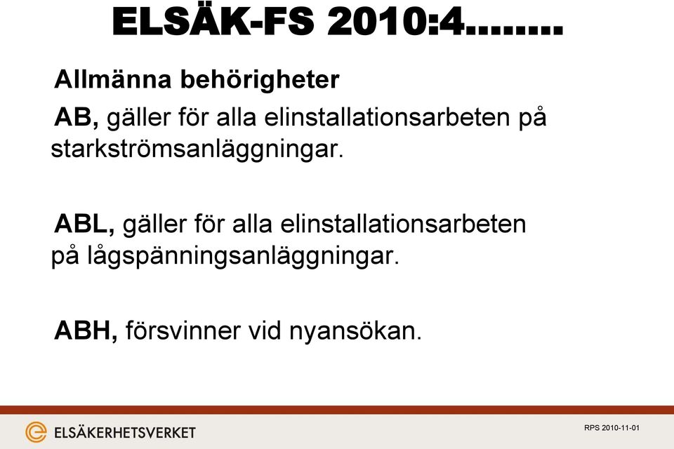 starkströmsanläggningar.