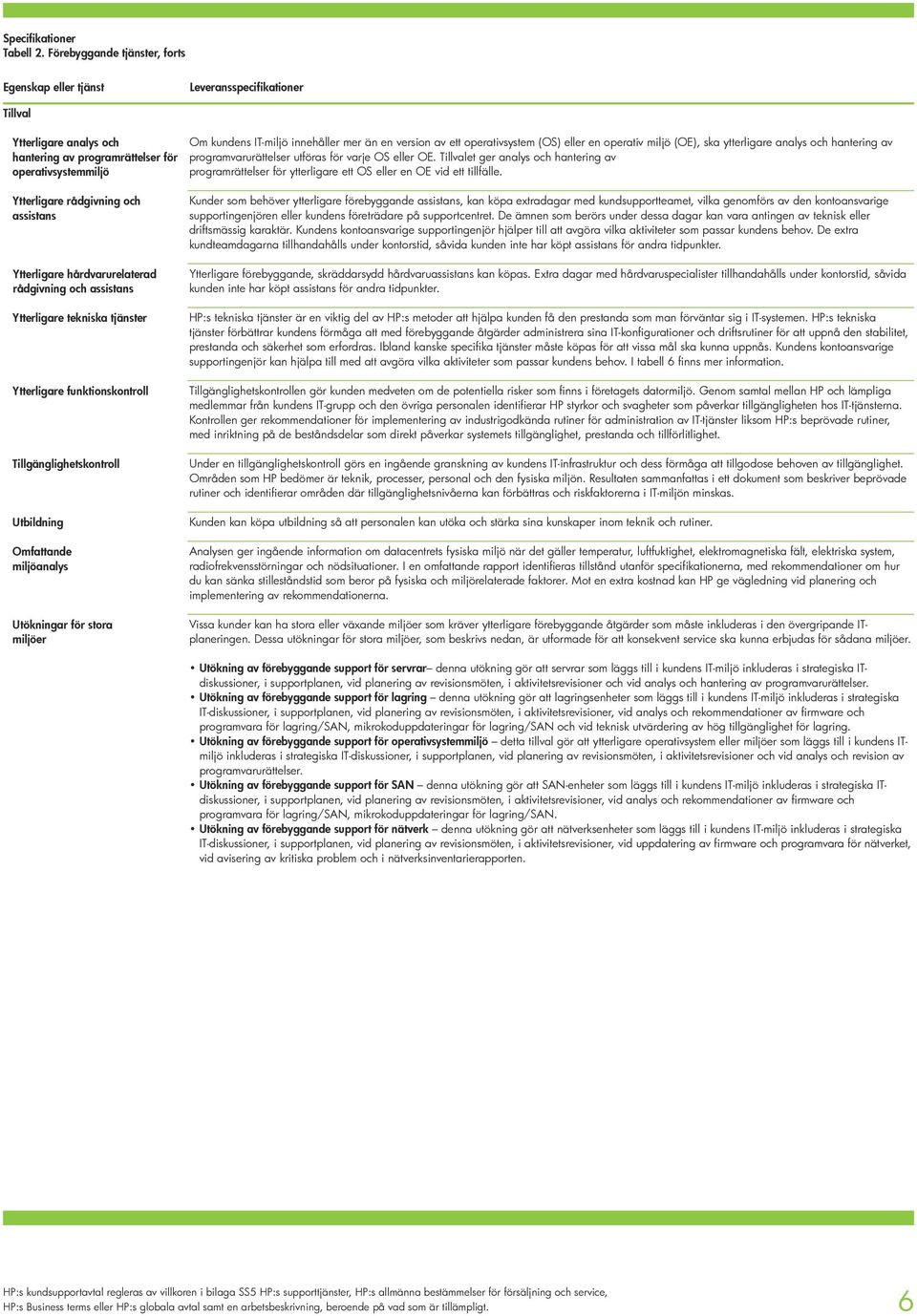 en version av ett operativsystem (OS) eller en operativ miljö (OE), ska ytterligare analys och hantering av programvarurättelser utföras för varje OS eller OE.