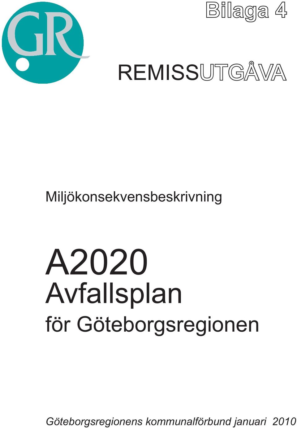 A2020 Avfallsplan för