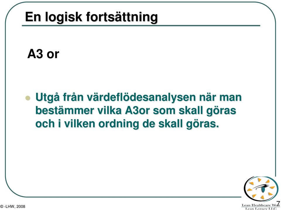 värdeflödesanalysendesanalysen när man