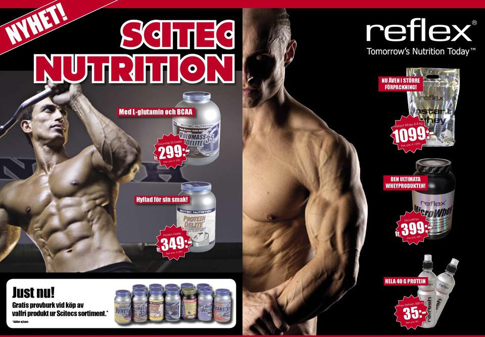 Protein Delite fr. 349:- MicroWhey fr. 399:- Rek. pris: 449:- Just nu!