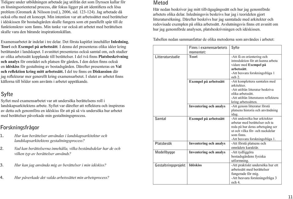 momentet: Litteraturstudie Samtal