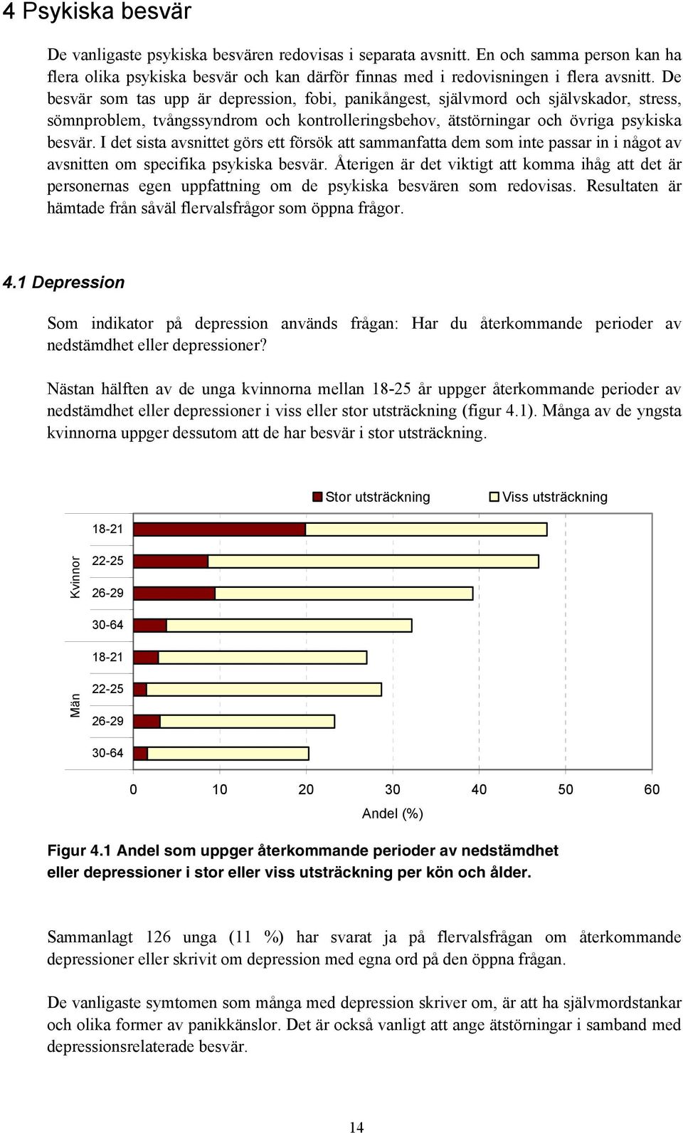 I det sista avsnittet görs ett försök att sammanfatta dem som inte passar in i något av avsnitten om specifika psykiska besvär.