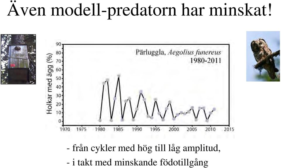 - från cykler med hög till