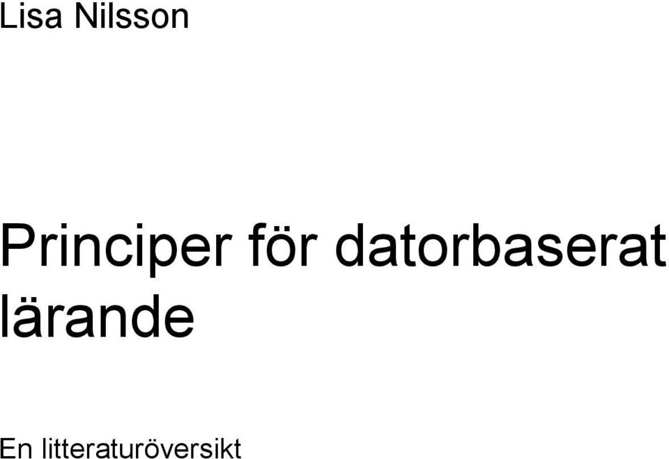 datorbaserat