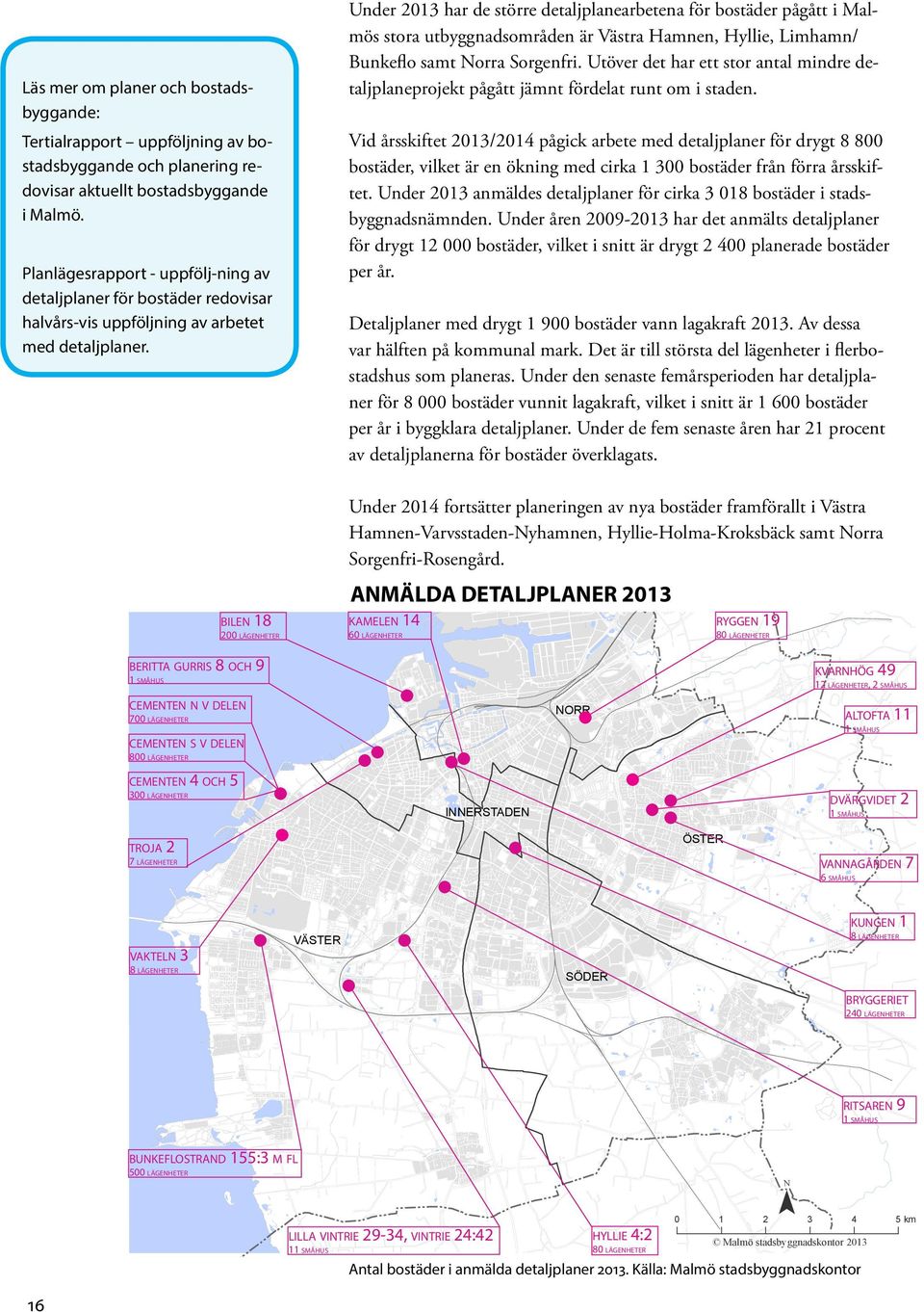 Läs mer om planer och bostadsbyggande: Vid årsskiftet 2013/2014 pågick arbete med detaljplaner för drygt 8 800 bostäder, vilket är en ökning med cirka 1 300 bostäder från förra årsskiftet.