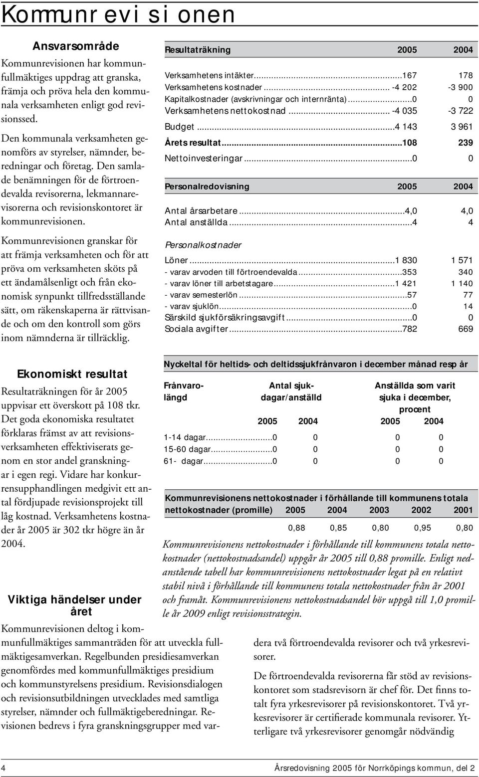 Den samlade benämningen för de förtroendevalda revisorerna, lekmannarevisorerna och revisionskontoret är kommunrevisionen.