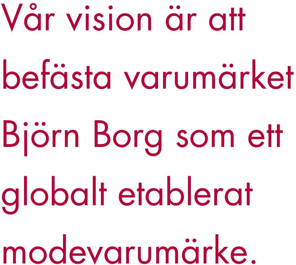 Björn Borg som ett