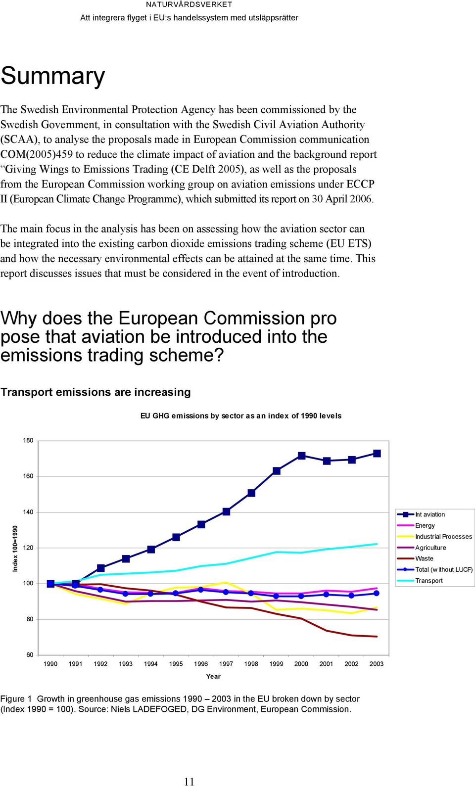 European Commission working group on aviation emissions under ECCP II (European Climate Change Programme), which submitted its report on 30 April 2006.