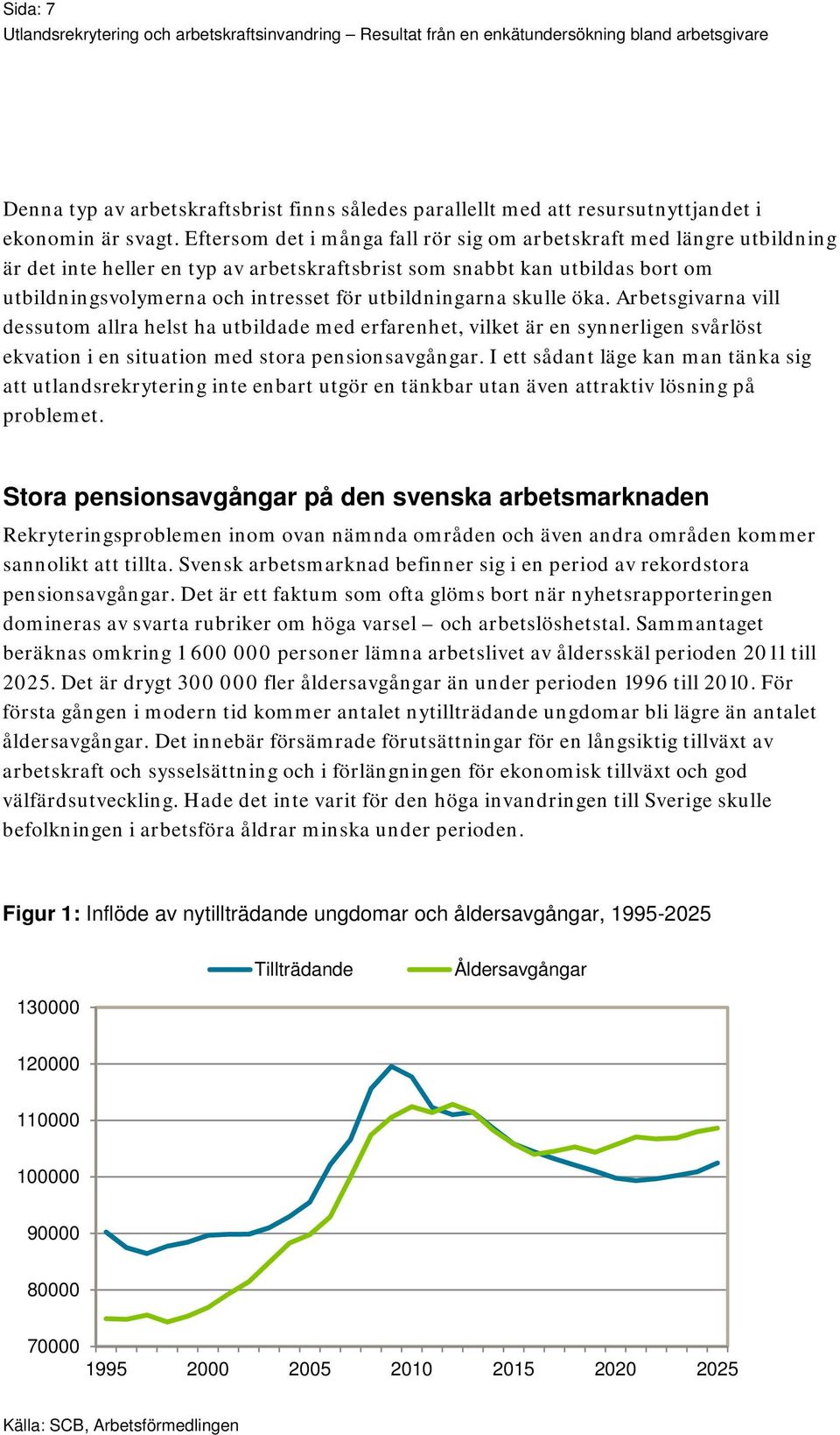 utbildningarna skulle öka. Arbetsgivarna vill dessutom allra helst ha utbildade med erfarenhet, vilket är en synnerligen svårlöst ekvation i en situation med stora pensionsavgångar.