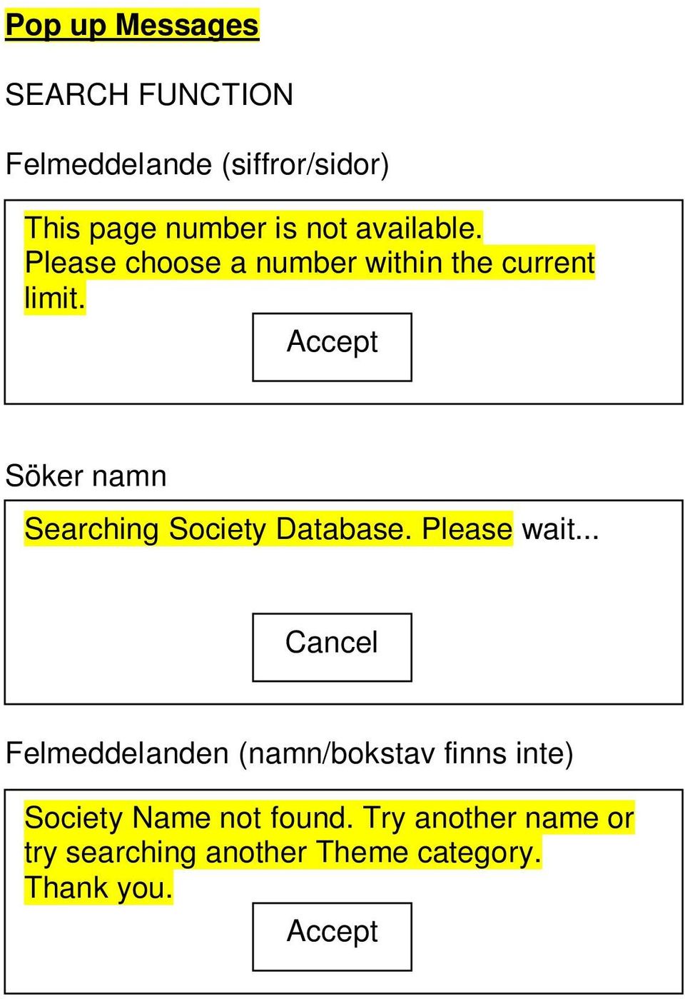 Accept Söker namn Searching Society Database. Please wait.