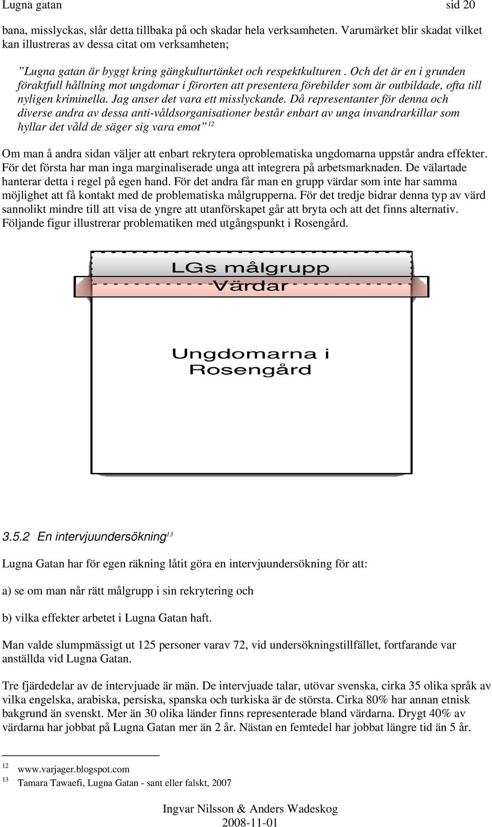 Och det är en i grunden föraktfull hållning mot ungdomar i förorten att presentera förebilder som är outbildade, ofta till nyligen kriminella. Jag anser det vara ett misslyckande.