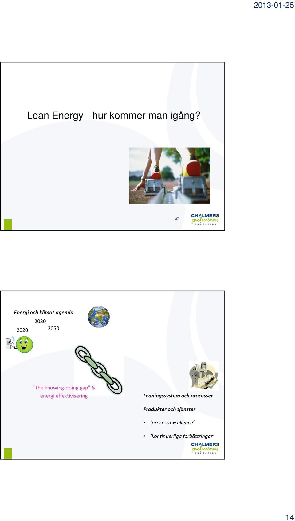 knowing-doing gap & energi effektivisering