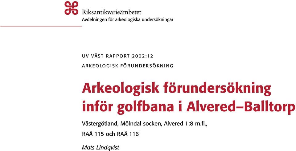 golfbana i Alvered Balltorp Västergötland,