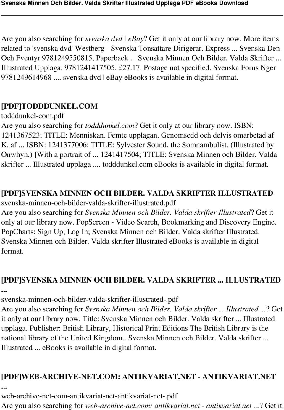 svenska dvd ebay ebooks is available in digital format. [PDF]TODDDUNKEL.COM todddunkel-com.pdf Are you also searching for todddunkel.com? Get it only at our library now.