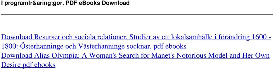 Studier av ett lokalsamhälle i förändring 1600-1800: Österhanninge och