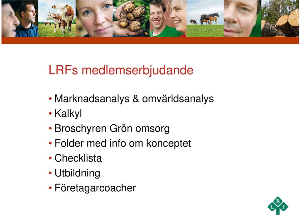 Grön omsorg Folder med info om