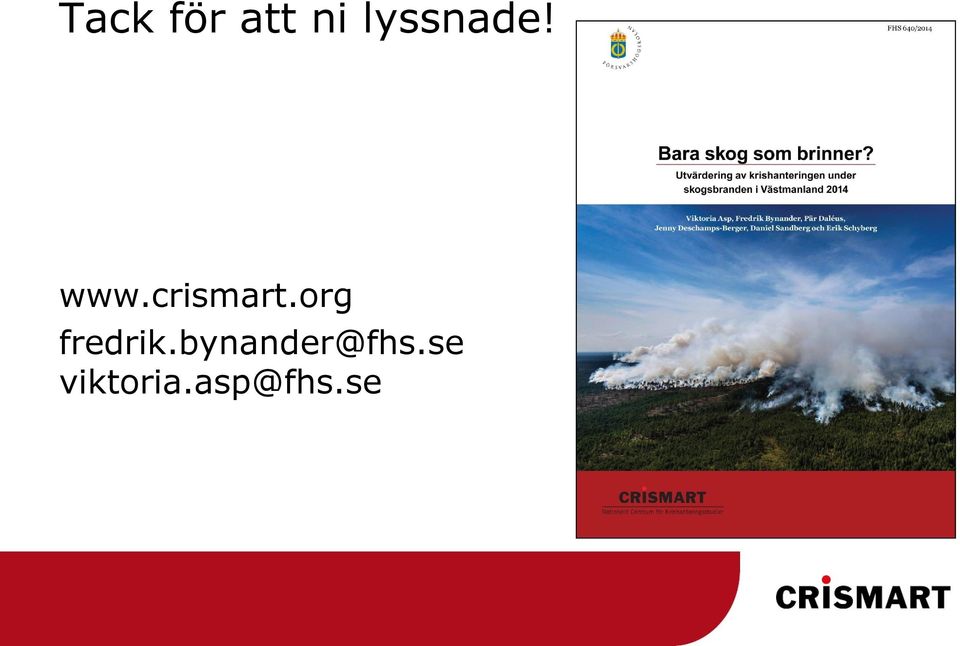 crismart.org fredrik.