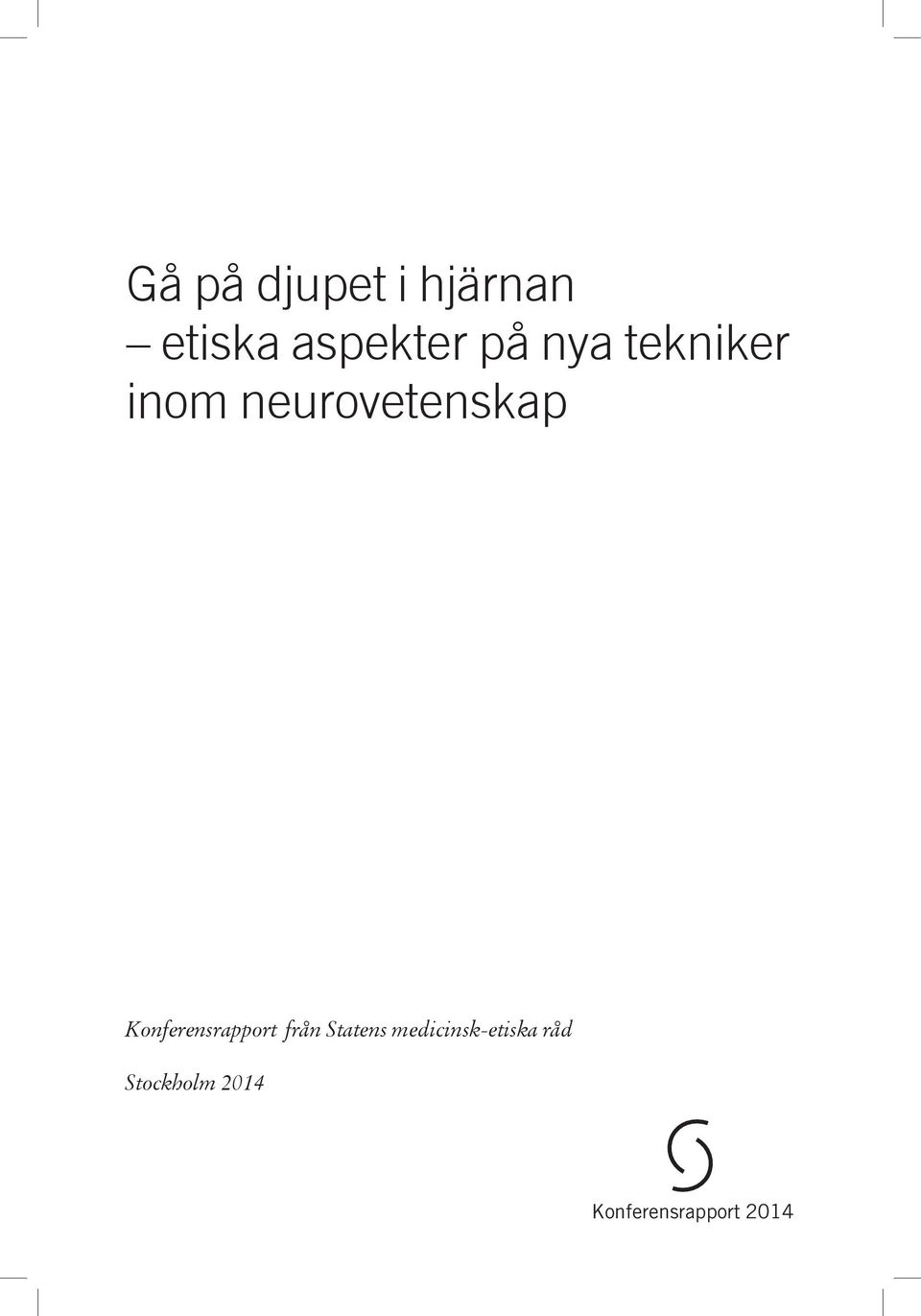 Konferensrapport från Statens