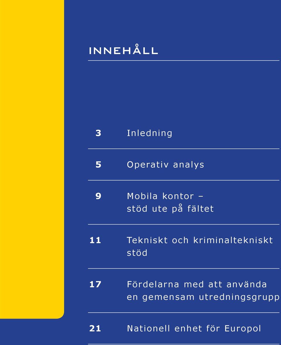 kriminaltekniskt stöd 17 Fördelarna med att