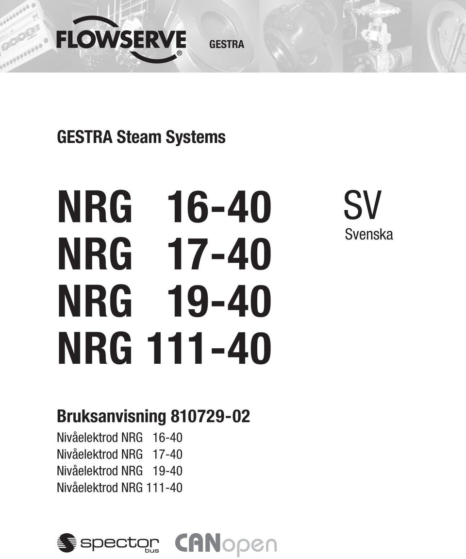 810729-02 Nivåelektrod NRG 16-40 Nivåelektrod NRG