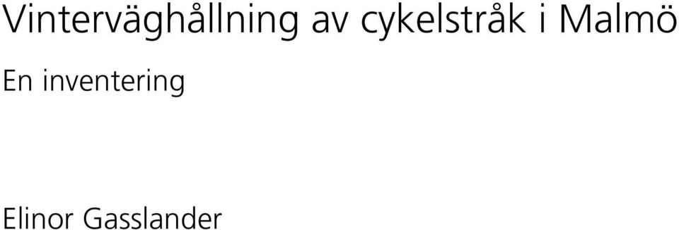 Malmö En