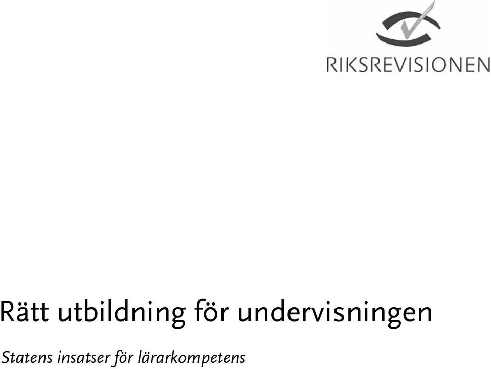 undervisningen