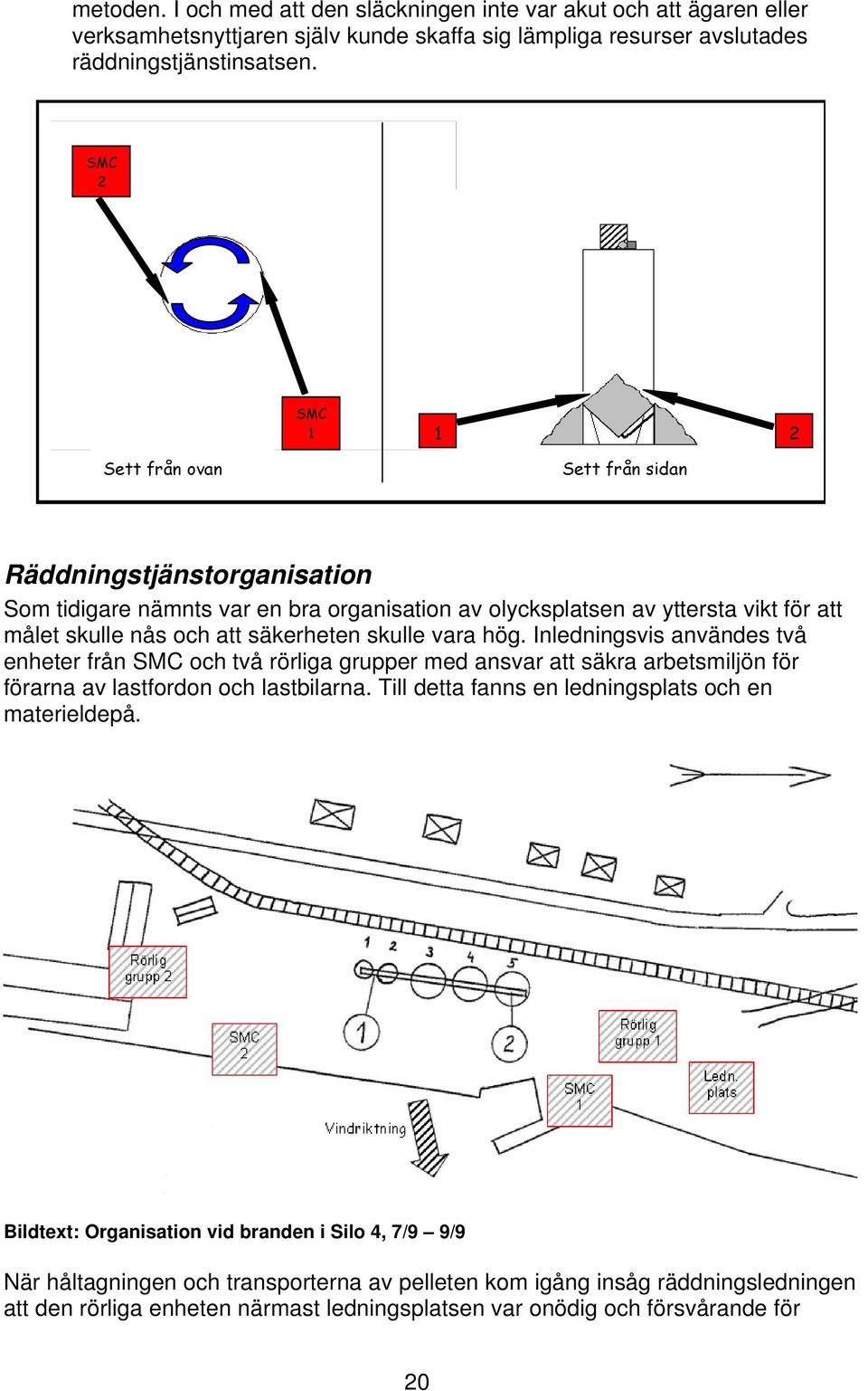 skulle vara hög. Inledningsvis användes två enheter från SMC och två rörliga grupper med ansvar att säkra arbetsmiljön för förarna av lastfordon och lastbilarna.