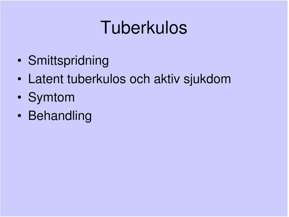 Latent tuberkulos