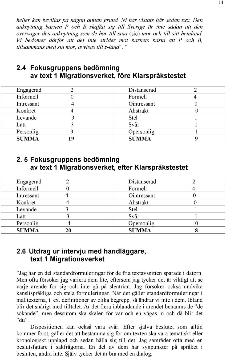 Vi bedömer därför att det inte strider mot barnets bästa att P och B, tillsammans med sin mor, avvisas till z-land. 2.