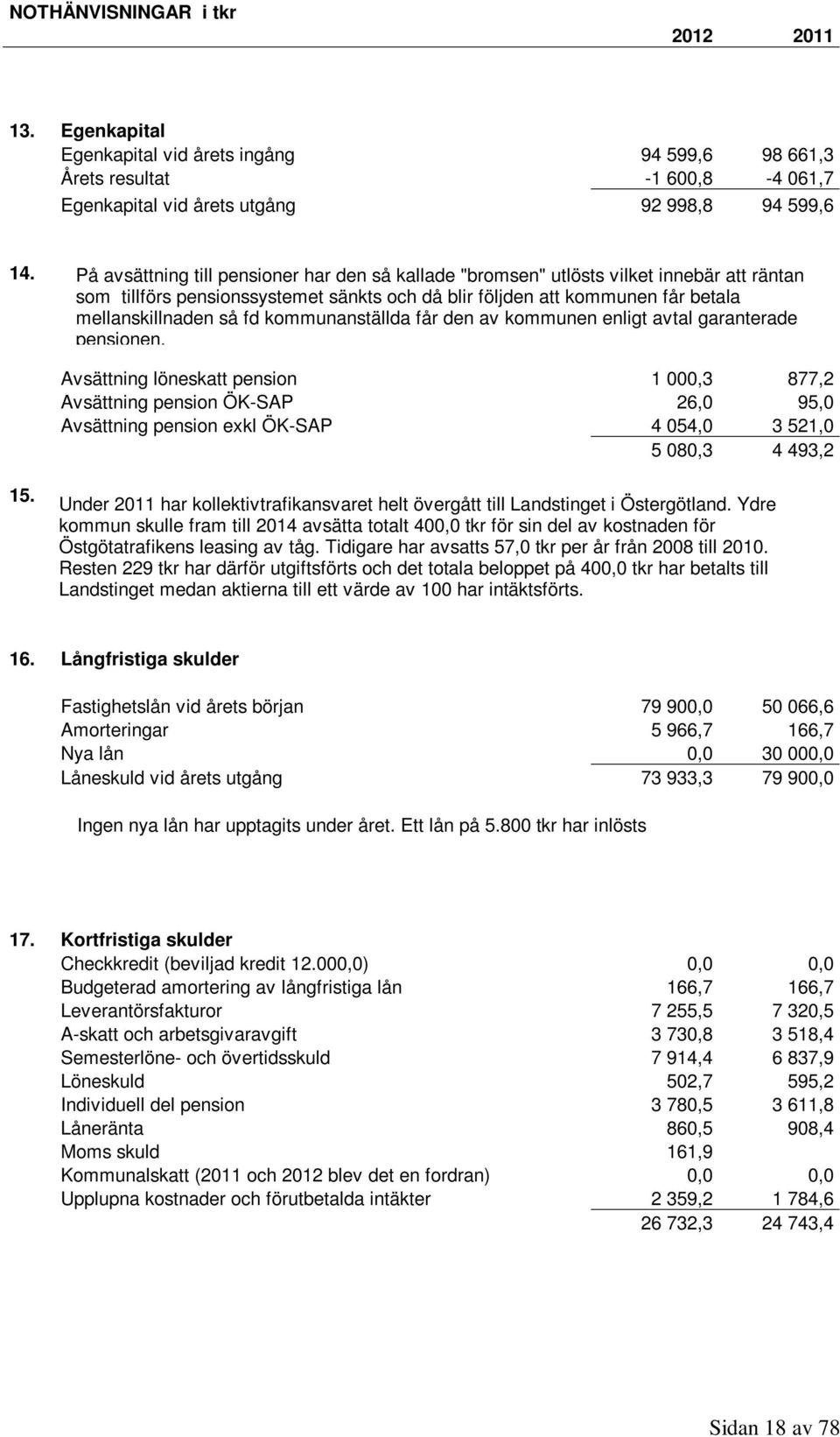 kommunanställda får den av kommunen enligt avtal garanterade pensionen.