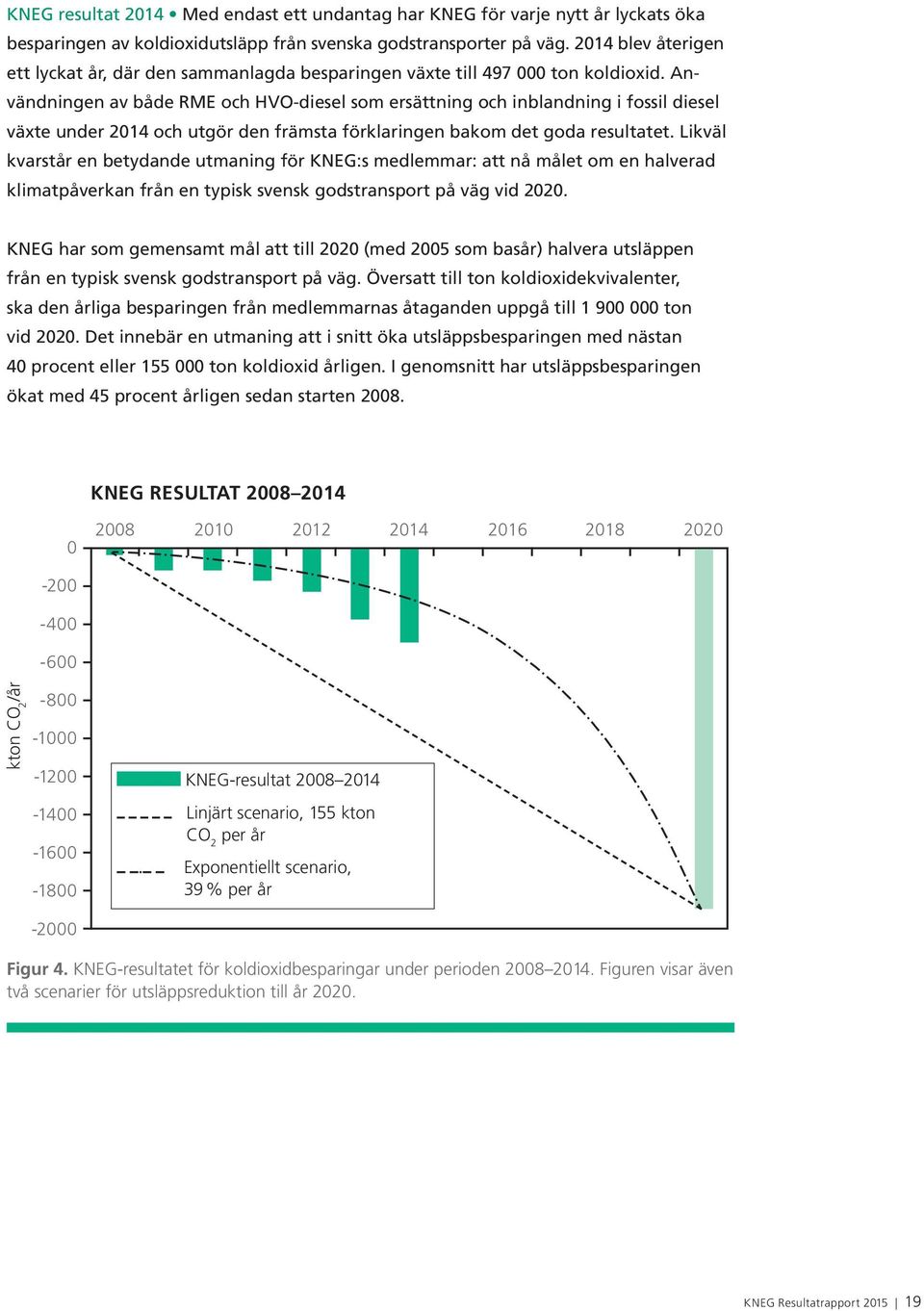 Användningen av både RME och HVO-diesel som ersättning och inblandning i fossil diesel växte under 2014 och utgör den främsta förklaringen bakom det goda resultatet.