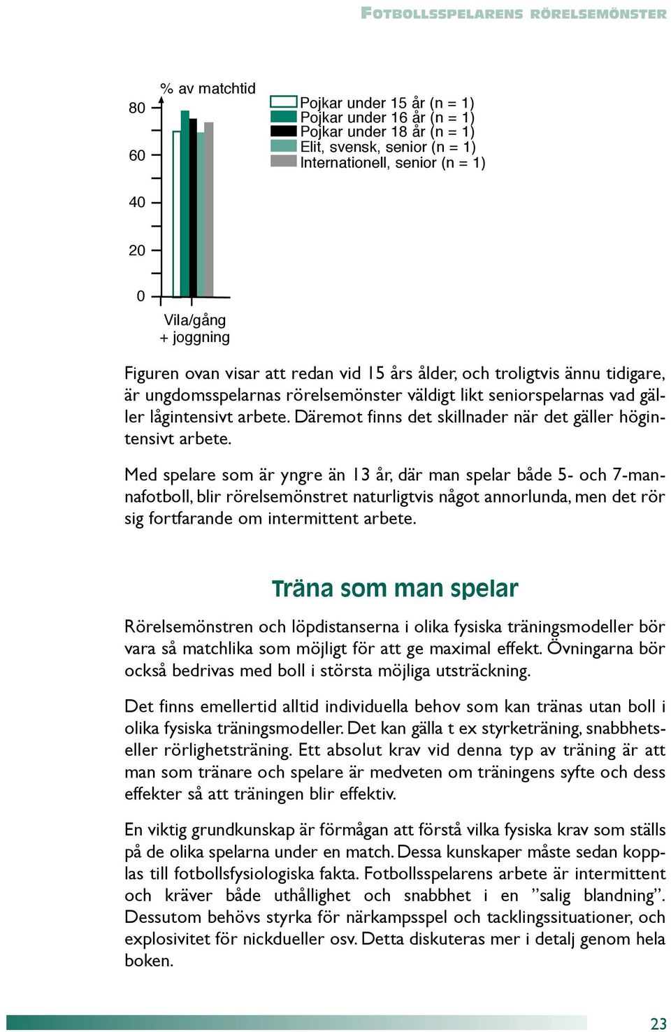 Däremot finns det skillnader när det gäller högintensivt arbete.