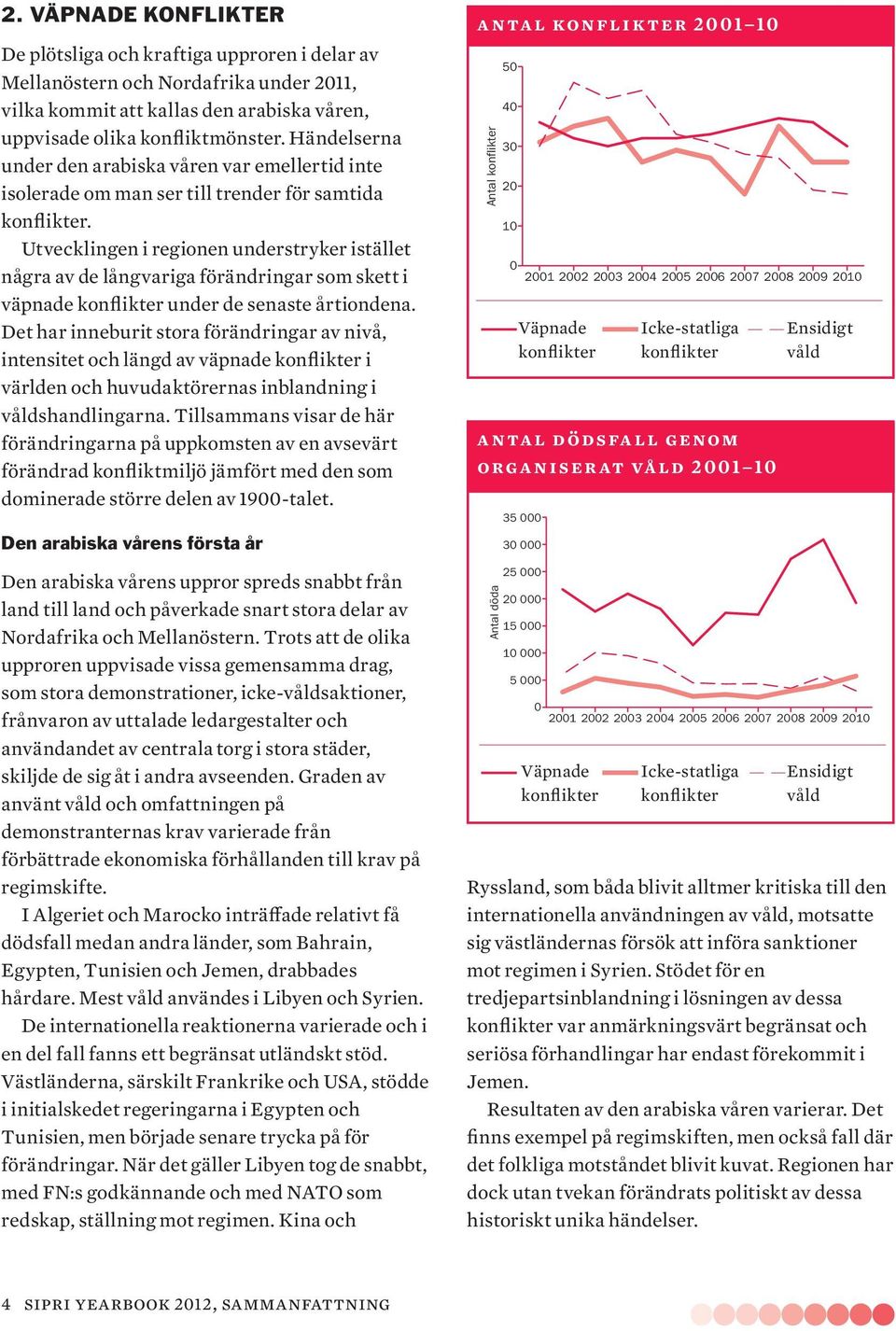 Utvecklingen i regionen understryker istället några av de långvariga förändringar som skett i väpnade konflikter under de senaste årtiondena.