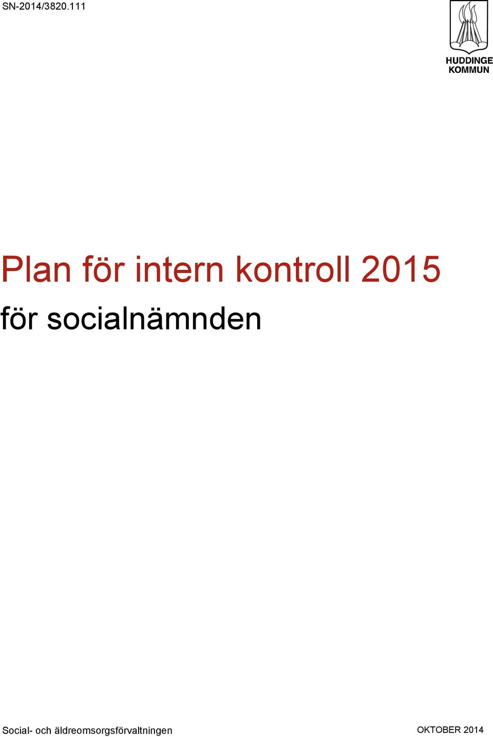 2015 för socialnämnden