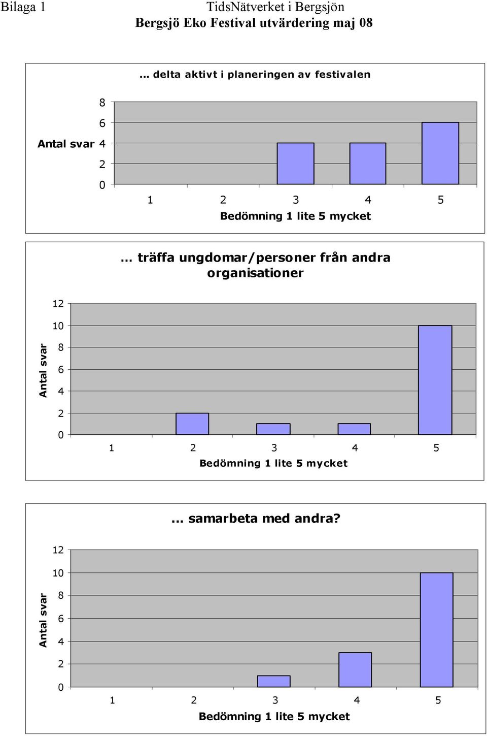 lite 5 mycket träffa ungdomar/personer från andra organisationer