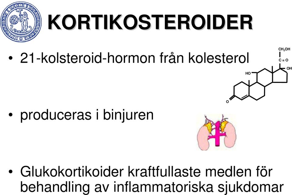 binjuren O Glukokortikoider kraftfullaste