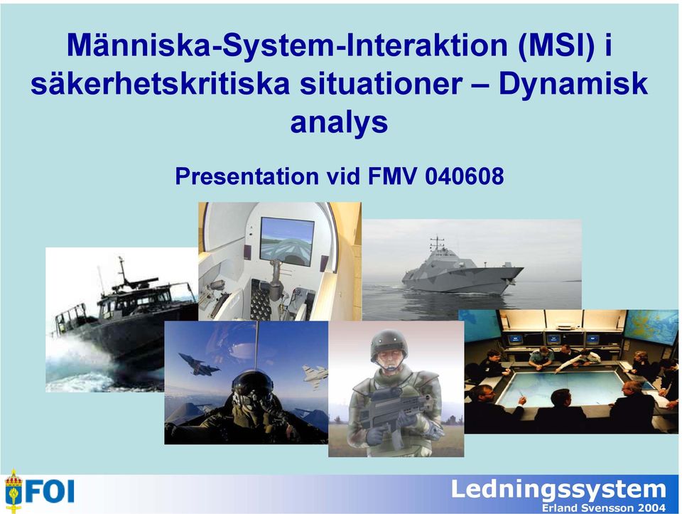 situationer Dynamisk analys