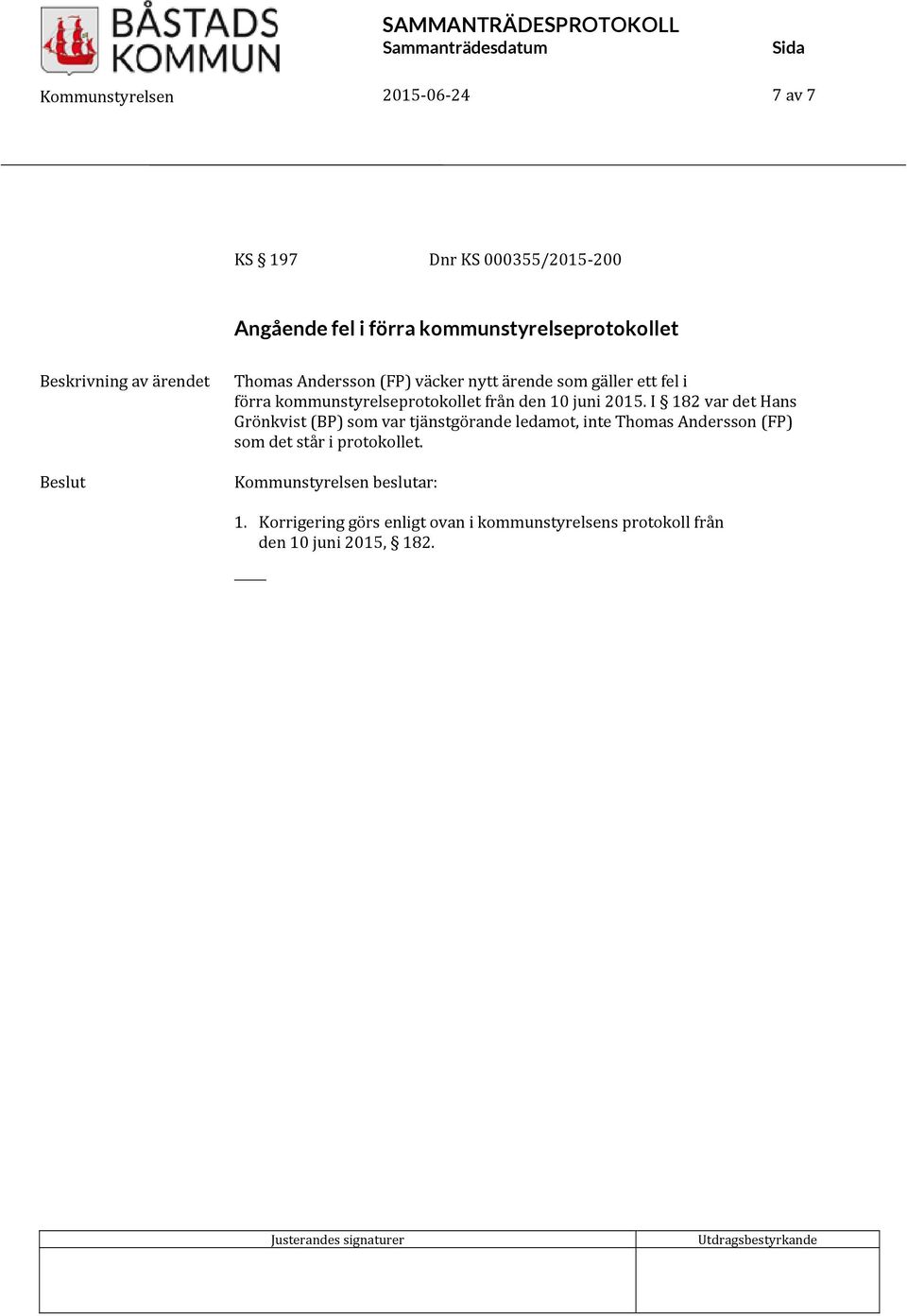 den 10 juni 2015.