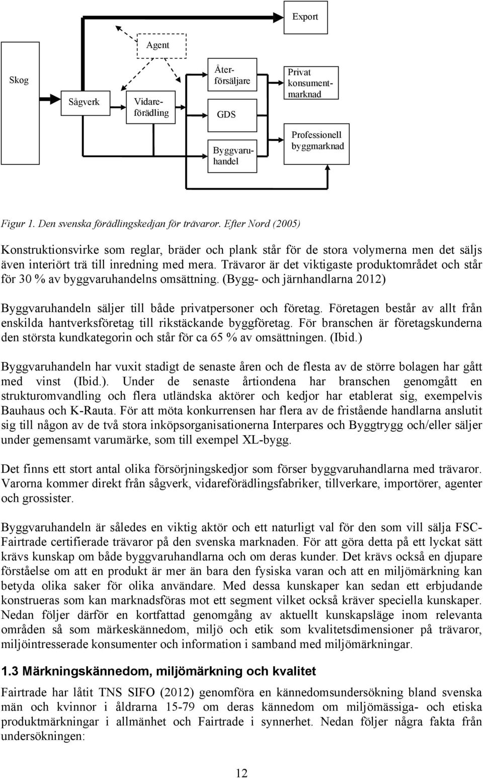 Trävaror är det viktigaste produktområdet och står för 30 % av byggvaruhandelns omsättning. (Bygg- och järnhandlarna 2012) Byggvaruhandeln säljer till både privatpersoner och företag.