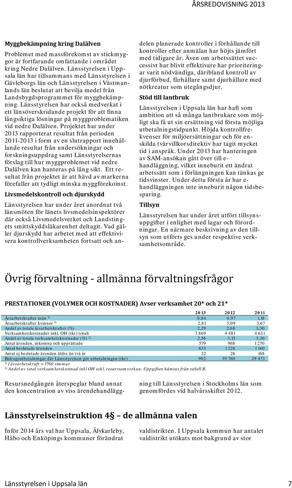 Länsstyrelsen har också medverkat i ett länsöverskridande projekt för att finna långsiktiga lösningar på myggproblematiken vid nedre Dalälven.