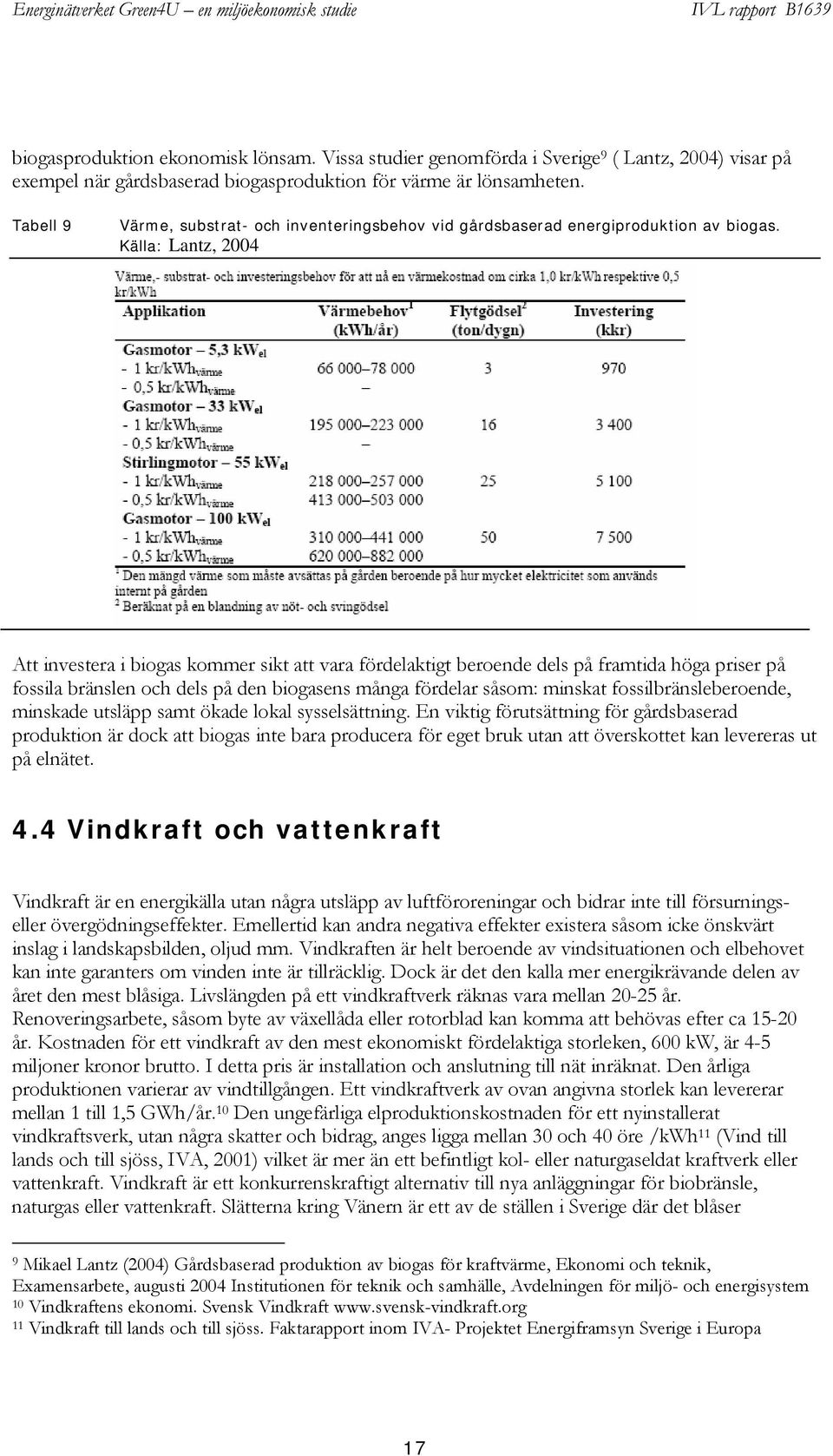 Källa: Lantz, 2004 Att investera i biogas kommer sikt att vara fördelaktigt beroende dels på framtida höga priser på fossila bränslen och dels på den biogasens många fördelar såsom: minskat