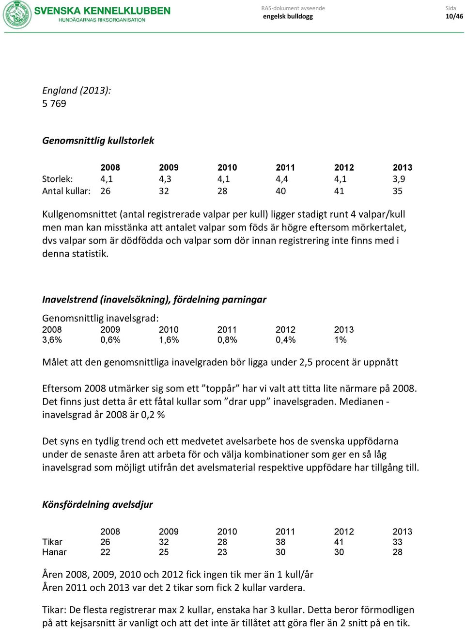 med i denna statistik.